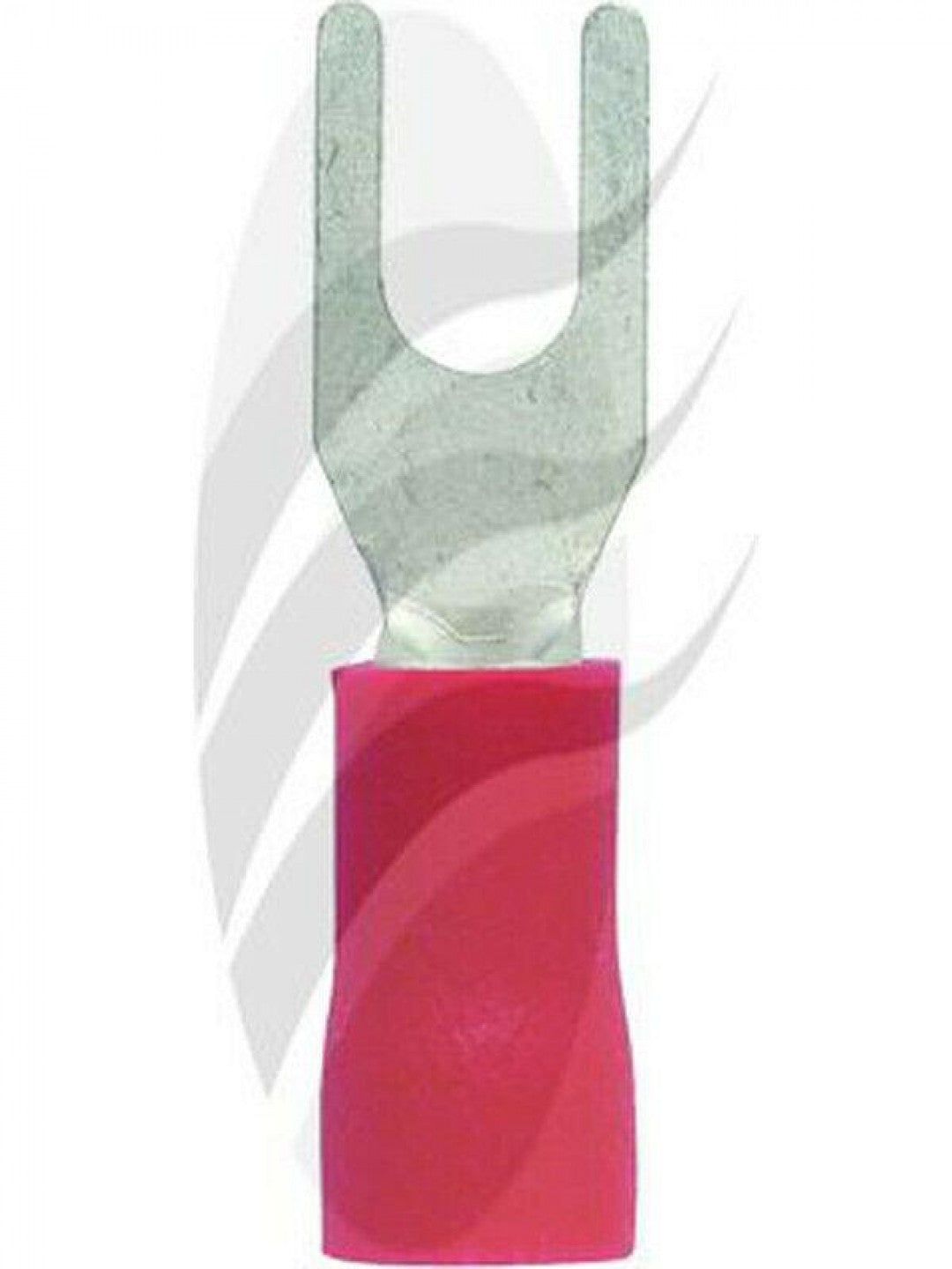 Jaylec - Pack Of 100 Spade Terminal 3mm Insul Pvc Copper Sleeve Double Sleeve