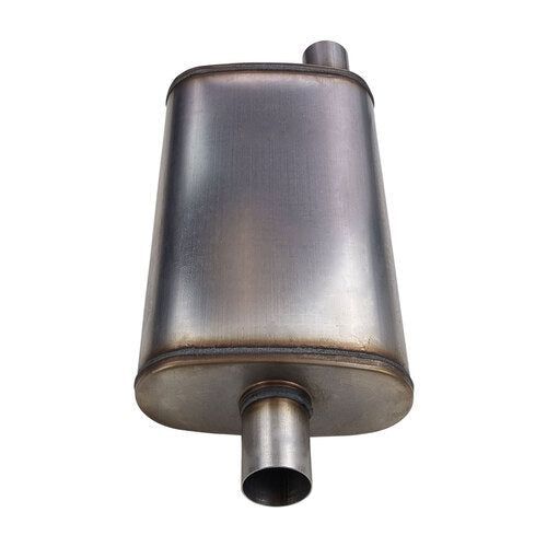 MSA Universal Muffler - 2.5" Inch Stainless Steel 9"x4" Oval 16" Long