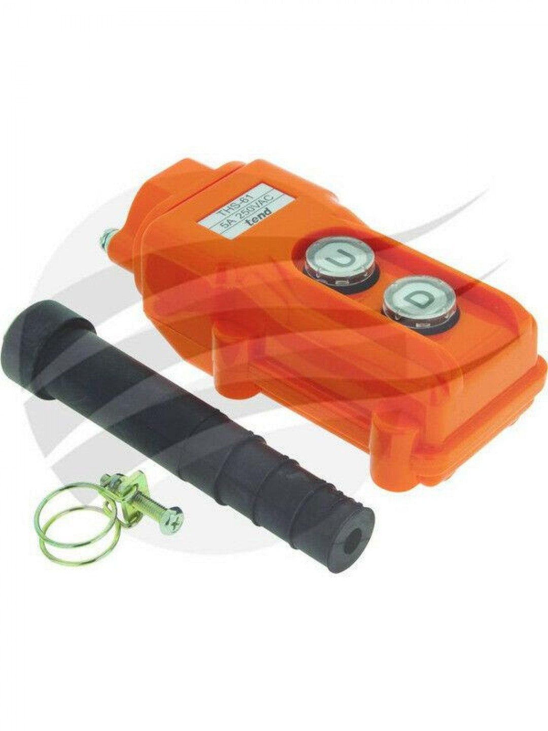 Jaylec - Pendant Hoist Switch 12/24 Volts 2 Button Single Pole