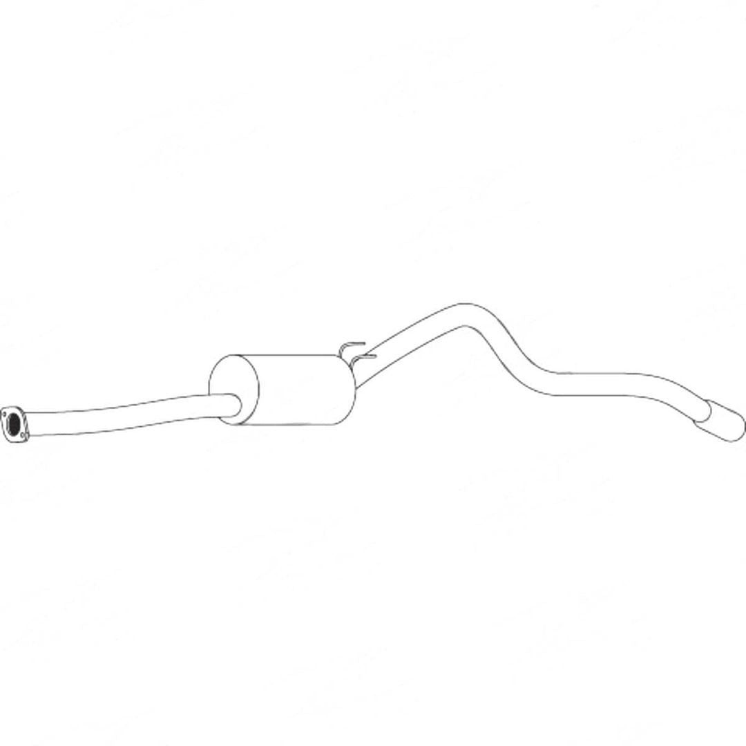 Standard Replacement - Toyota Hilux RN1110R (1988 - 1997) Ute (2.8L) Rear Muffler