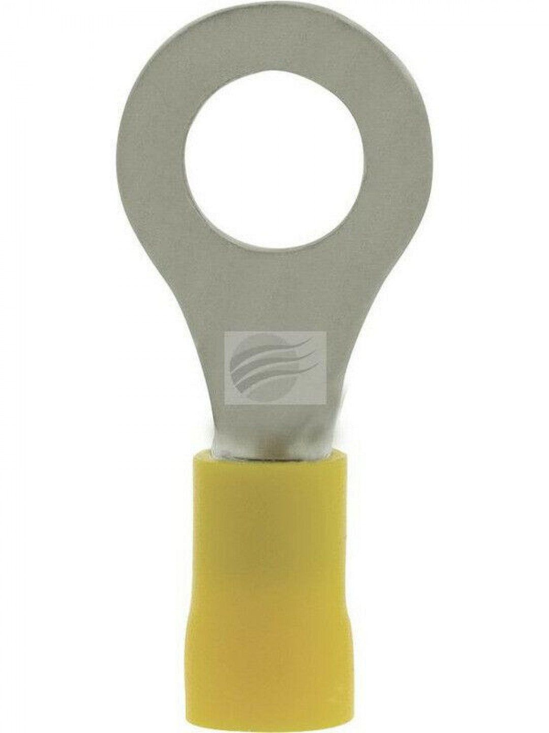 Jaylec - Pack Of 10 Ring Terminal 8mm Insul Pvc Std Crimp Yellow