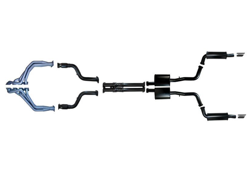 Pacemaker - Chrysler 300C HEMI V8 6.4L (2012-2022) Sedan 3" Exhaust System with Ceramic Coated Headers and Cats