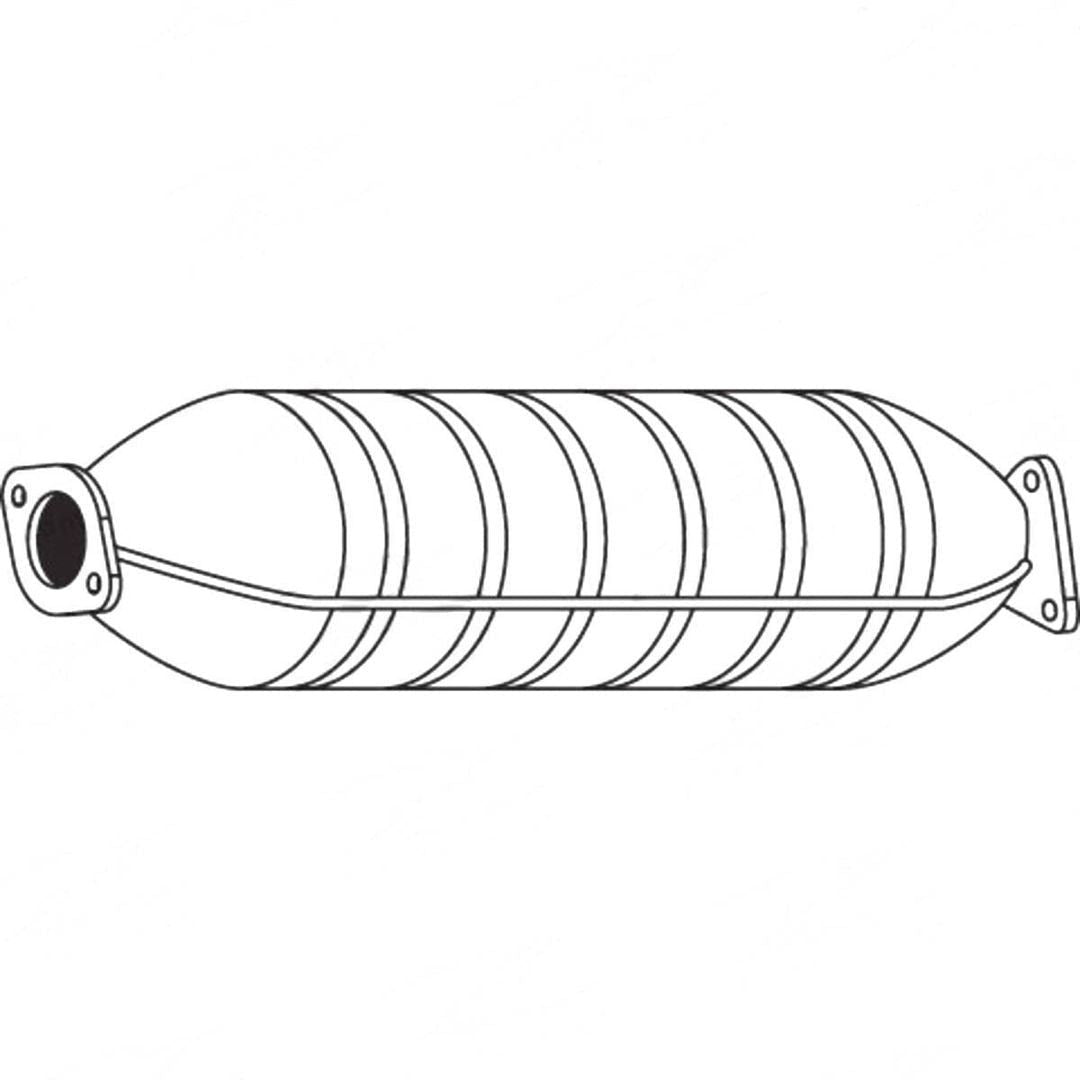 Standard Catalytic Converter - Hyundai Excel X-3 (1994 - 2000) Sedan & Hatchback & Acce…