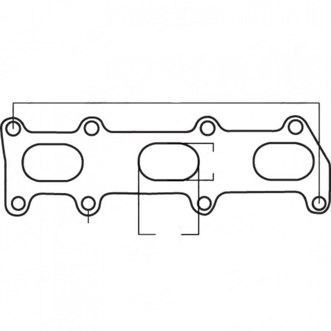 Holden Rodeo 3.2L & 3.5L V6 Petrol, Year 2003-on, Cemjo, Exhaust Manifold Gasket
