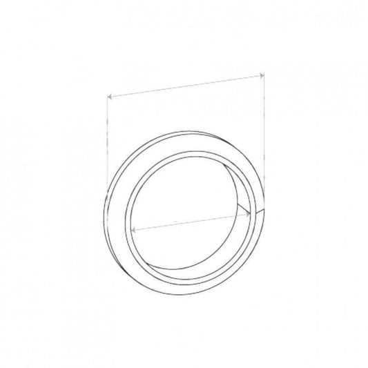 Double Taper Ring Gasket, Inside Diameter 38mm, Outside Diameter 48mm