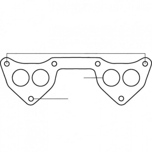Hyundai Excel, Mitsubishi Colt, Lancer & Mirage, Mitsubishi Orion 4G12, 4G15, G4AJ & G4DJ, 4 Cylinders, Exhaust Manifold