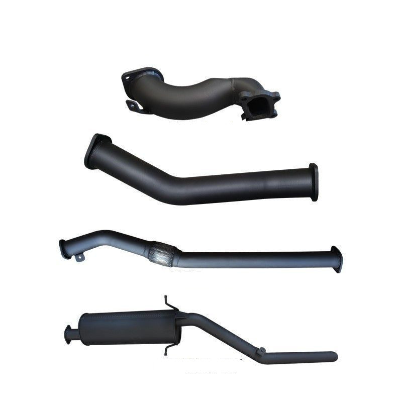Manta 3″ Aluminised Turbo Back Exhaust with Muffler, without Cat | Nissan Navara D22 2.5L Turbo Diesel Ute 2006–2015