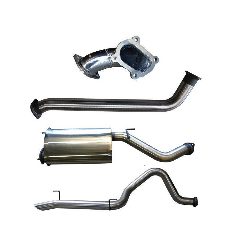 Manta 3″ Stainless Turbo Back to Suit Factory CT26 Turbo with Muffler/Tailpipe | Toyota Landcruiser 100 Series 1998–2007