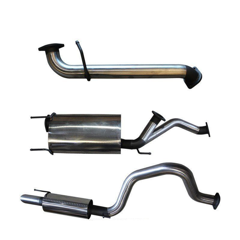 Manta 3″ Stainless Cat Back Exhaust with Rear Muffler | Toyota Landcruiser 100 Series UZJ100 4.7L V8 Petrol 1998–2007