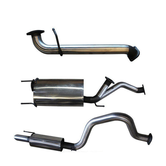 Manta 3″ Stainless Cat Back Exhaust with Rear Muffler | Toyota Landcruiser 100 Series UZJ100 4.7L V8 Petrol 1998–2007