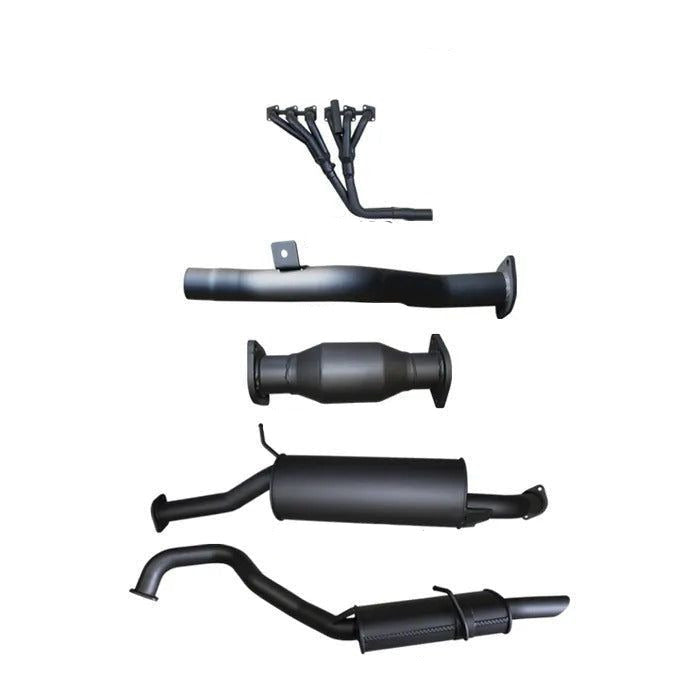 Manta 2.5″ Aluminised Full System with Centre Muffler & Rear Hotdog | Nissan Patrol GU 4.5L TB45 Petrol Wagon 1997–2001