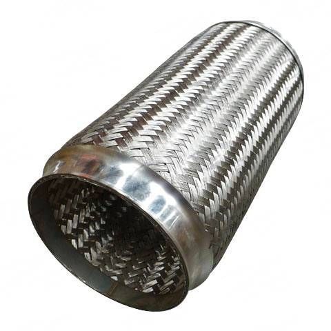 Exhaust Flex - Stainless Steel Flexible Bellow Inside Diameter 100mm (4" Inch), Length 200mm (8" Inch)