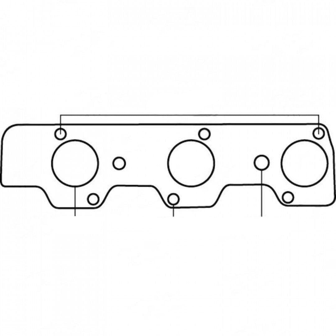 Mitsubishi Pajero NH, NF & NK, V6, Year 1988-1992, Mitsubishi Magna TR & TS, Mitsubishi 6G72, Exhaust Manifold Gasket