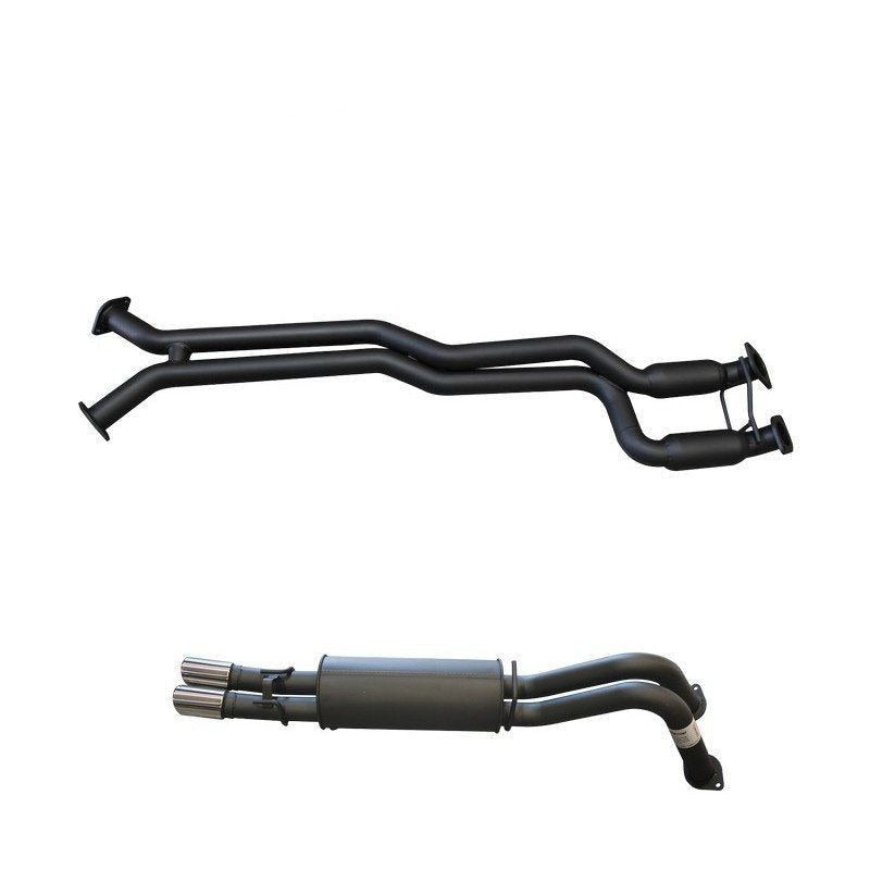 Manta | Twin 2.5″ Cat Back Exhaust System with Hotdog & Muffler | Holden Commodore VY VZ V8 1 Tonner Crewman HSV Avalanche Ute 2003–2006