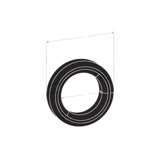 Exhaust Rubber, Universal Ring Rubber Inside Diameter (48mm), Outside Diameter (70mm), Medium