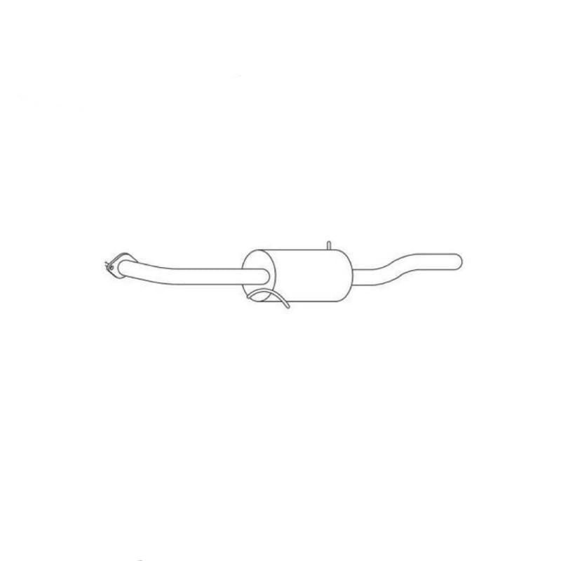 Standard Replacement - Ford Laser KJ KL (1996 - 1999) Sedan (1.6L/1.8L) Rear Mu…