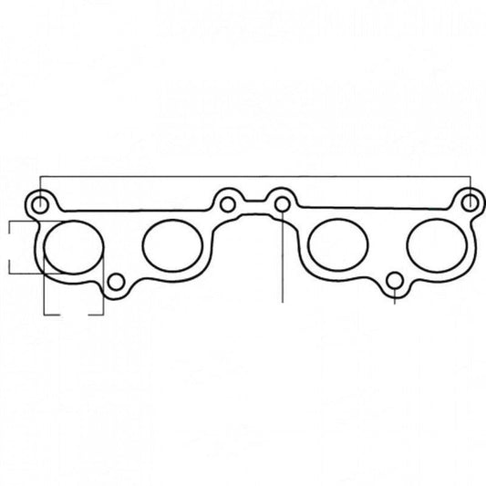 Toyota Hilux RZN169, RZN174, RZN174R, RZN149 & RZN154, Toyota 3RZ & 3RZ-FE, 2.7L DOHC EFI, Cemjo, Exhaust Manifold Gasket