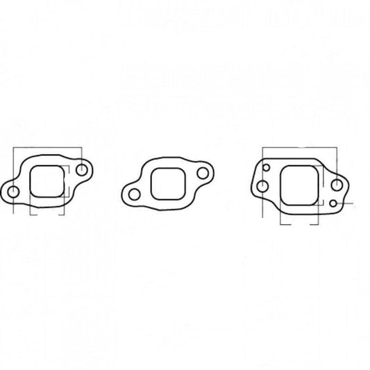 Daihatsu Rocky F55P, F70 & F77, Delta V24 & V34 F27, Scat F60& F65, Exhaust Manifold Gasket