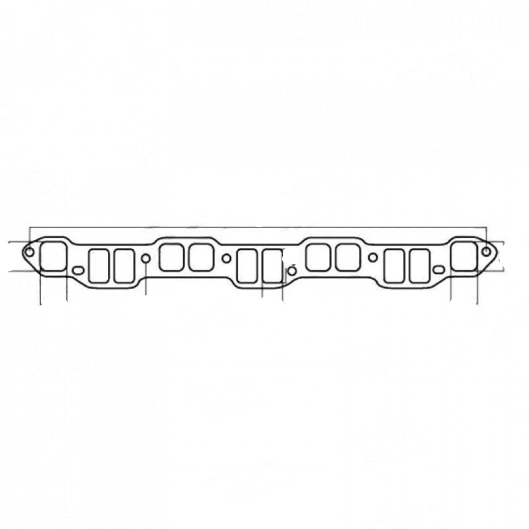 G.M Blue & Black Motor, 2.85L & 3.3L, Exhaust Manifold Gasket