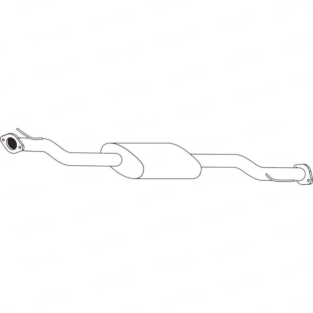 Standard Replacement - Nissan X-Trial T31 (2007 - 2014) Wagon (2.5L) Fron Muffl…