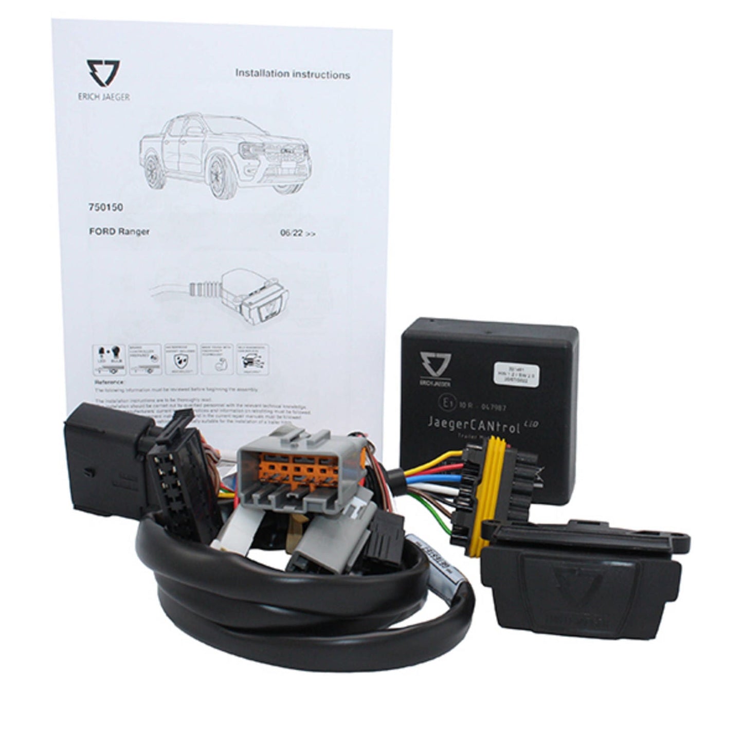 ERICH - Ford Ranger Next Gen (2022 - 2024) Jaeger Wiring Direct Fit Harness, Volkswagen Amarok (2022 - on)