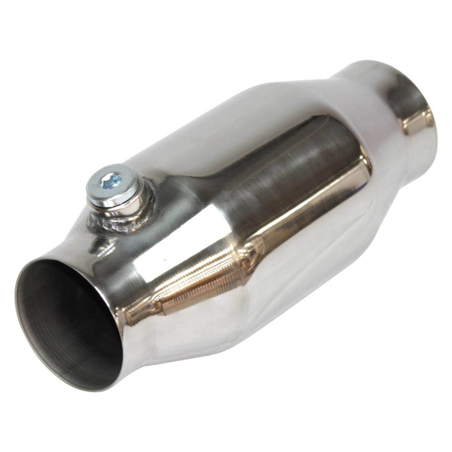 Redback - 2" Catalytic Converter Bullet 50 Cell Round Stainless Euro 2 with O2 Sensor Provision