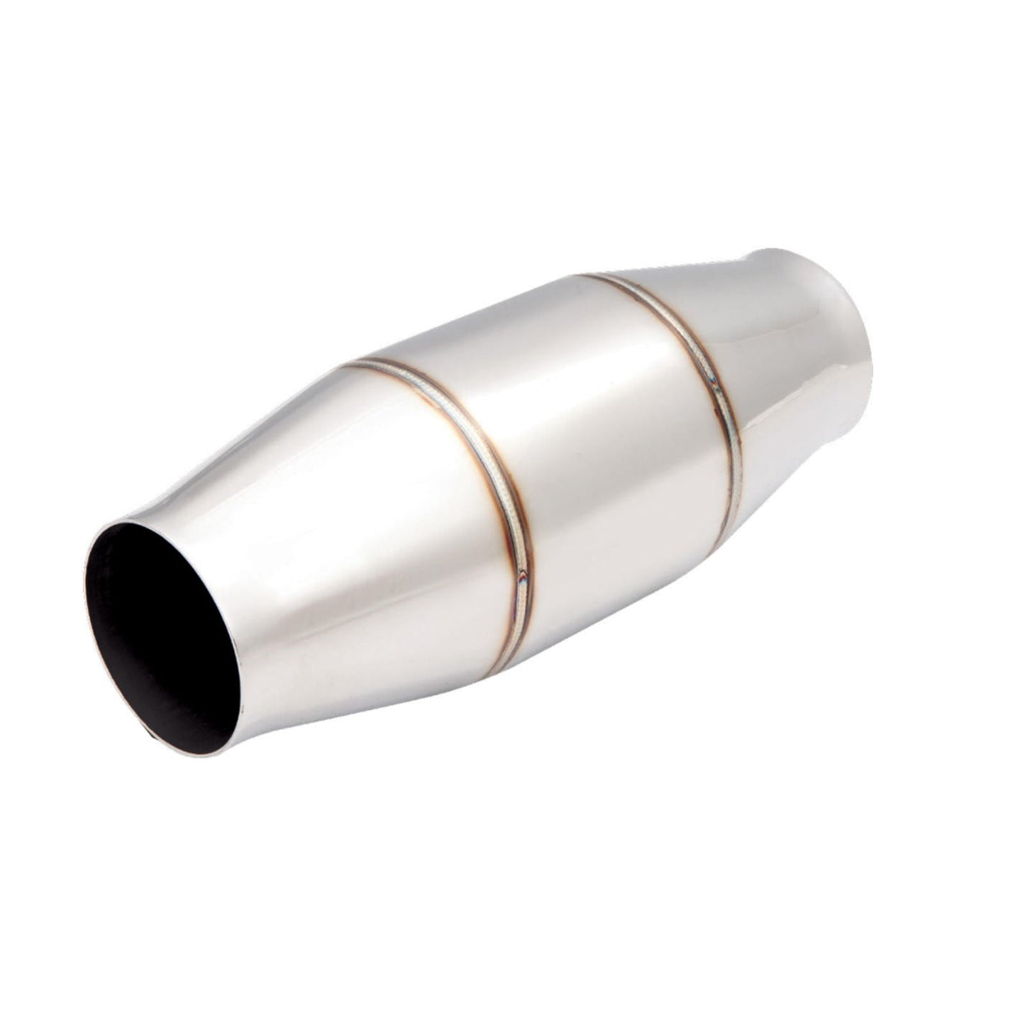 XFORCE - 3.5" Inch Round Metallic Hi-Flow Racing Catalytic Converter (100 Cell)