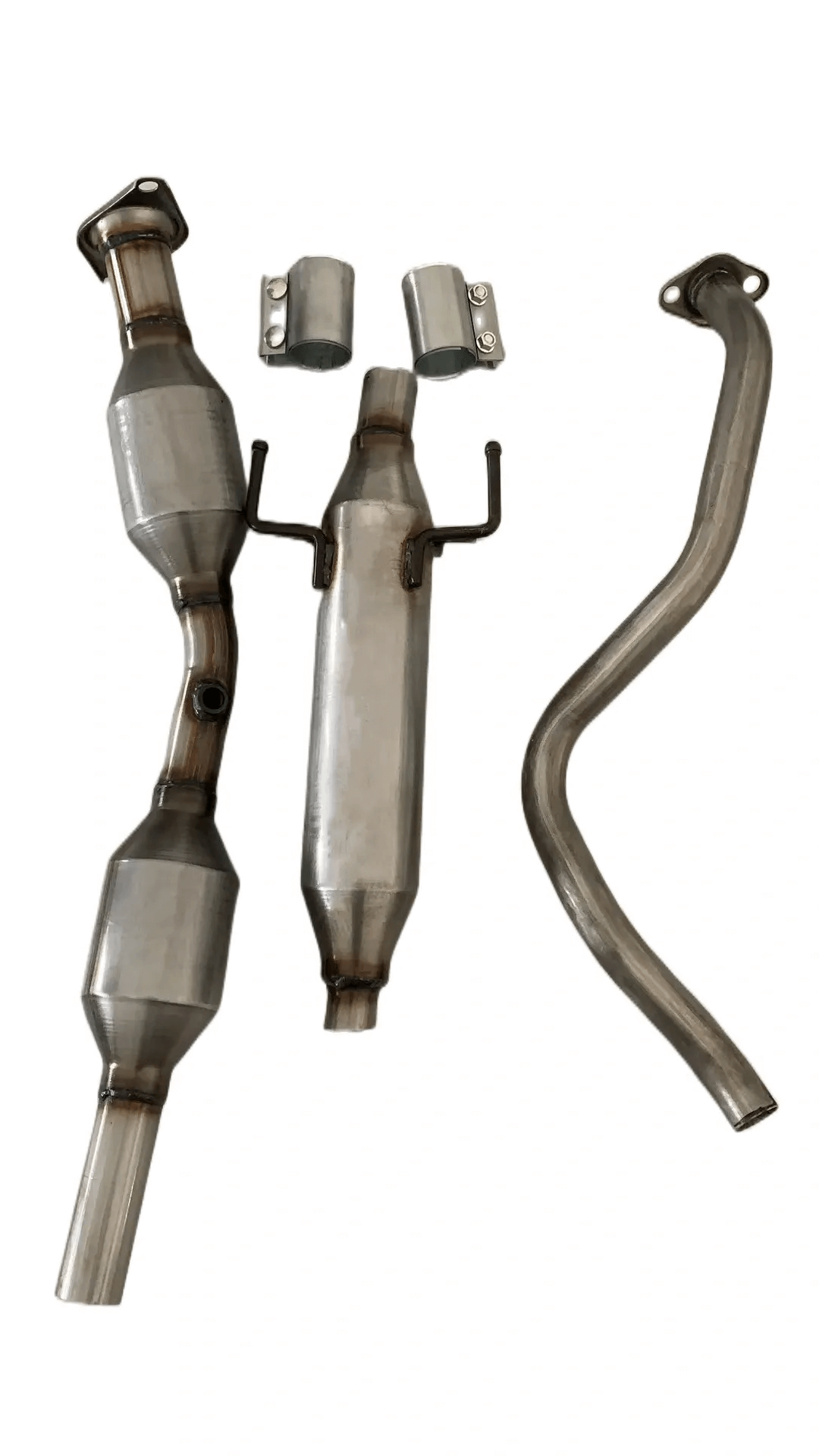CleanCore Cat Assembly Toyota Prius NHW11, NHW20 10/01 09/09 1.5L 1NZ-FE Cat Assembly - 3 Pieces with clamps - Euro 4