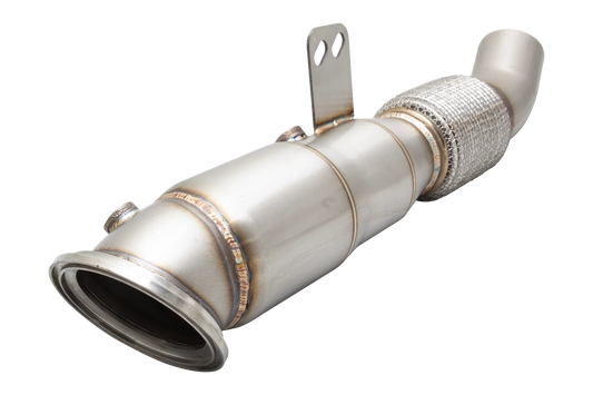 XFORCE - BMW, TOYOTA 1 Series, SUPRA A90/J29 MK5 (3/2019-on), F20 M140i (2016-2019) 4" Inch Stainless Steel Turbo Dump Pipe & Cat