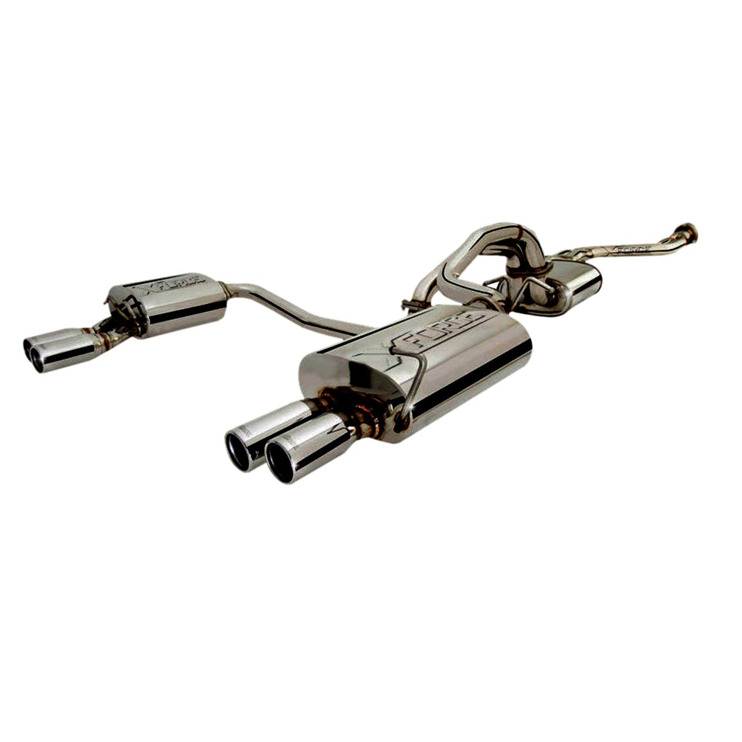 XFORCE - Ford Falcon FG/FG-X (2008 - 2016) Sedan 2.5" Inch Raw 409 Stainless Steet Catback Exhaust System