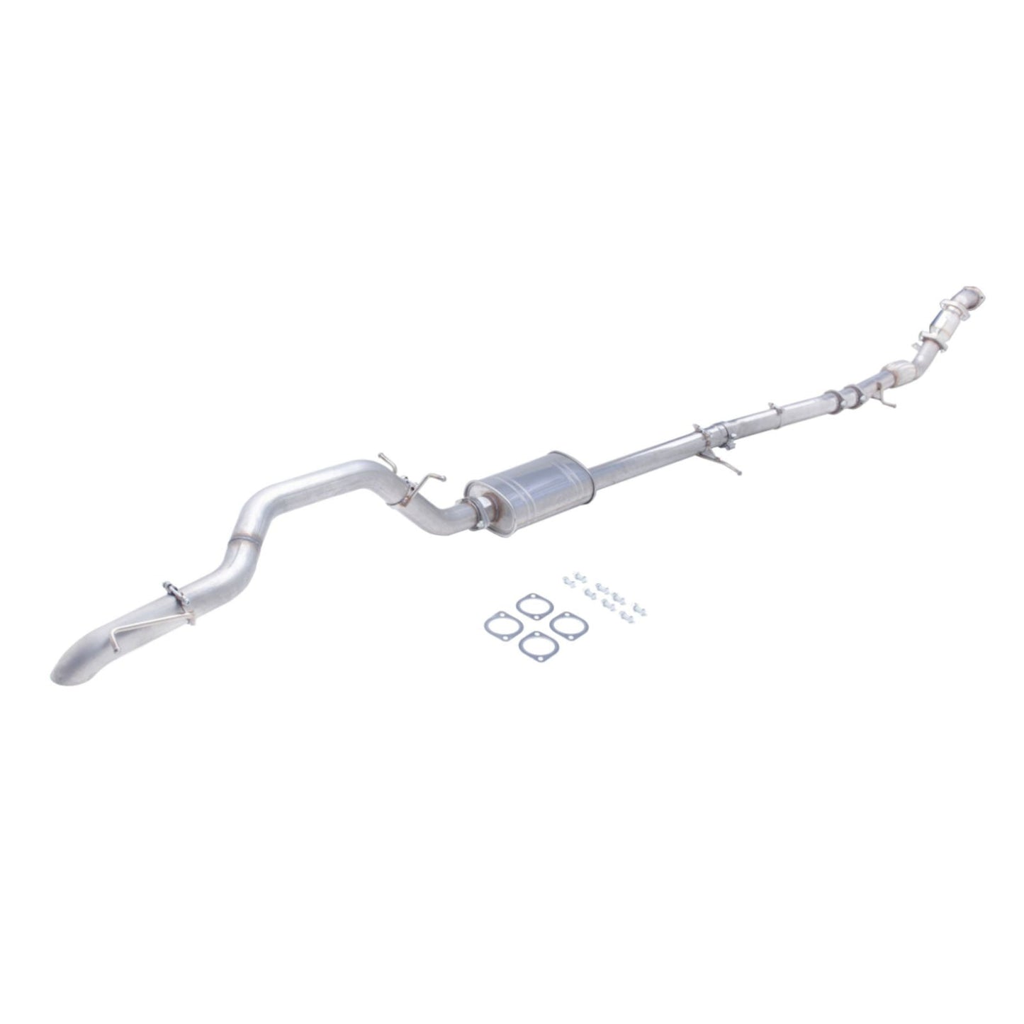 XFORCE - FORD, MAZDA BT50, RANGER PK 3.0L TURBO DIESEL (2007-2011), UN 3.0L 2006-2011 3" Inch Raw Stainless Steel Turbo Back Exhaust System No Cat