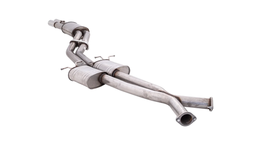XForce - HOLDEN STATESMAN WH-WK-WL 1999-2006, 3″ Stainless Steel Twin Cat-Back Raw