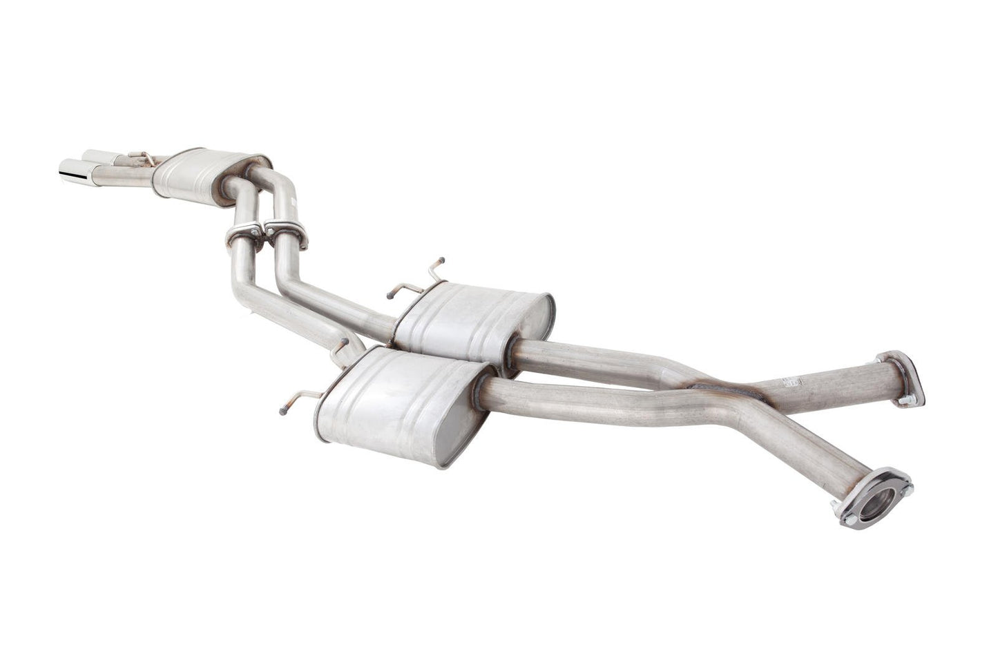 XForce - HOLDEN COMMODORE V6 VZ SV6 UTE 2004-2007, 2.25″ stainless steel Twin cat back