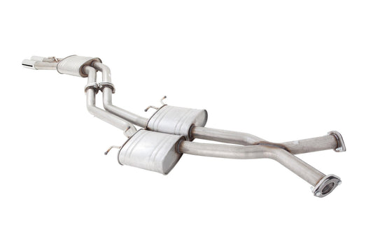 XForce - HOLDEN COMMODORE V6 VZ SV6 UTE 2004-2007, 2.25″ stainless steel Twin cat back