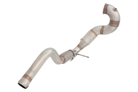 XForce - MERCEDES BENZ A CLASS A45 W176 (2013-2018), 4″ Dump Pipe With 100 cell Metallic Cat Reducing to 3″ outlet