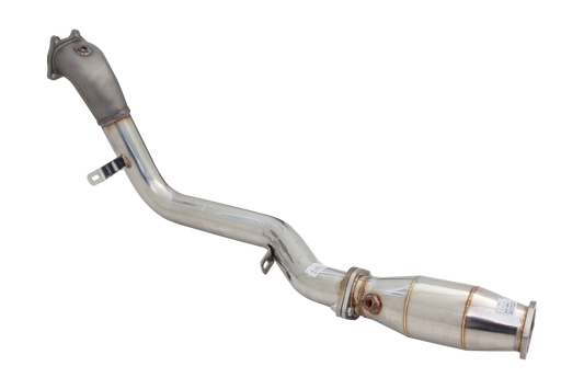 XForce - SUBARU IMPREZA STI G3 HATCH 2008-2014, Stainless Steel 3″ Dump-Pipe With Metallic Cat