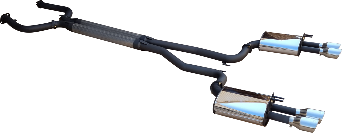 DPE by Manta | Twin 3" Cat-Back Exhaust System | Holden Commodore VE / VF 6.0L / 6.2L V8 Sedan / Sportwagon | 2006–2017