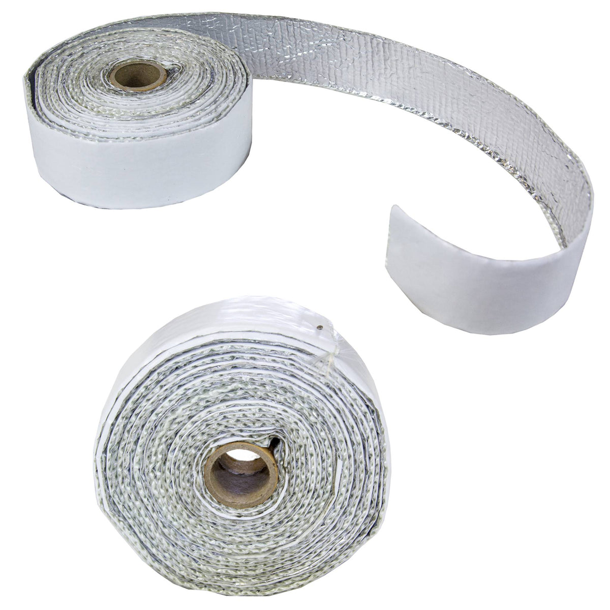 Redback HEAT TAPE GLASS WHITE FOIL 40MM X 2MM X 5M FOIL ONE SIDE ADHESIVE OTHER SIDE - HTFGWF0402-5A