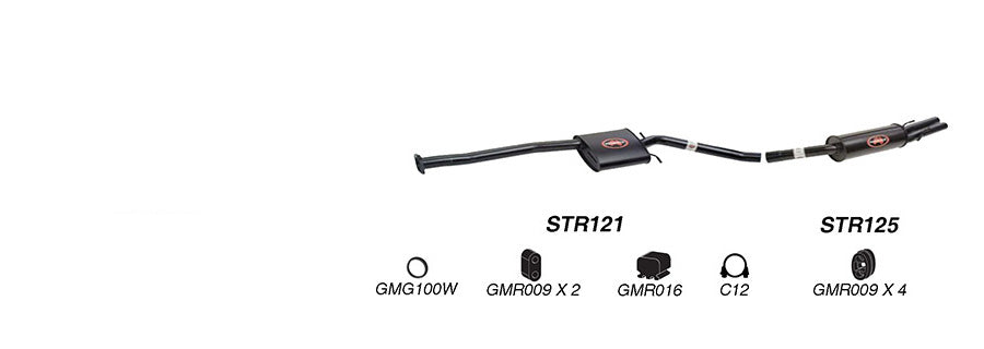 Redback Performance Exhaust System for Holden Statesman 1999-2003, Holden Statesman 1999-2003 | 63mm