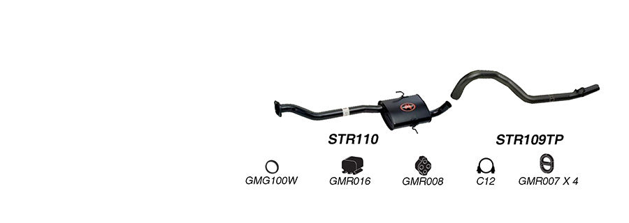 Redback Performance Exhaust System for Holden Commodore 1995-2000 | 63mm - K-RPM15708