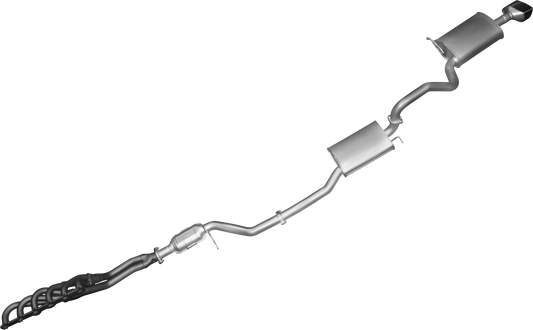 Manta | 2.5in Full Exhaust System with Mufflers | Ford Falcon XR6 4.0L 6Cyl Sedan 2002–2008