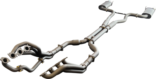 Manta | Twin 3″ Full Exhaust System with 1 7/8″ Headers Twin Tips | Ford Mustang FM S550 5.0L V8 Coupe 2015–2017