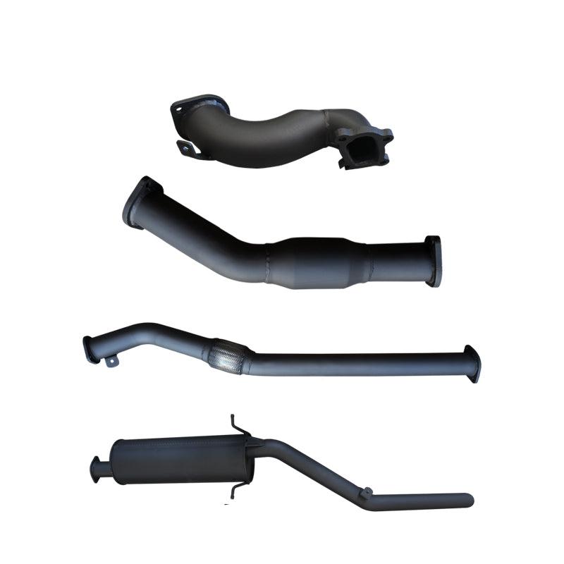 Manta 3″ Aluminised Turbo Back Exhaust with Cat & Muffler | Nissan Navara D22 2.5L Turbo Diesel Ute 2006–2015