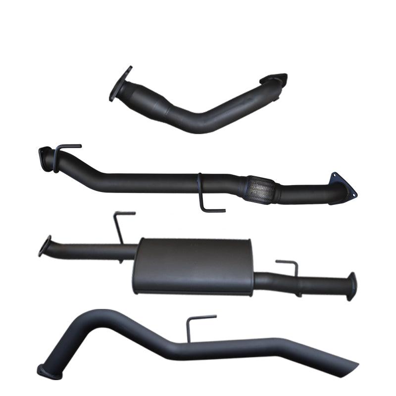 Manta 3″ Aluminised Turbo Back Exhaust with Cat | Nissan Navara D40 3.0L V6 Turbo Diesel Auto Ute 2011–2015