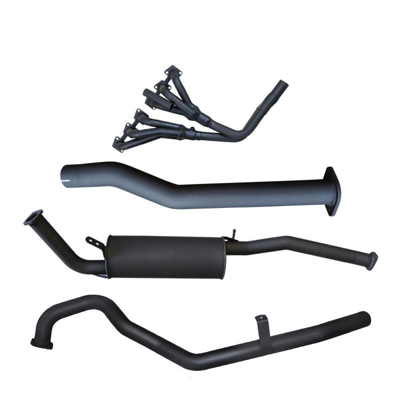 Manta 2.5″ Aluminised Full System with Extractors | Nissan Patrol GQ 4.2L TD42 Diesel & TB42 Petrol Coil Cab 1988–1999