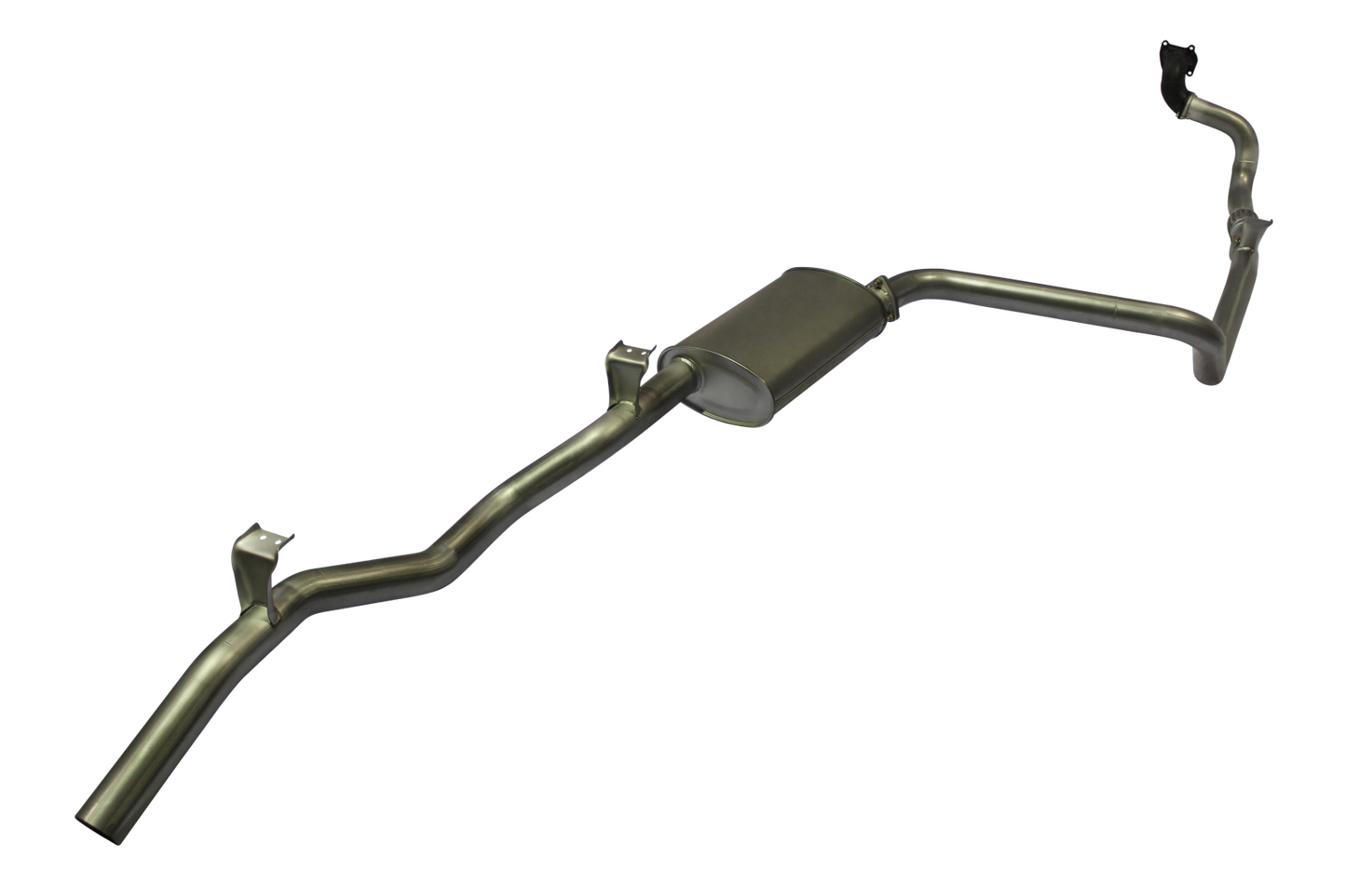 Manta | 3″ Turbo Back Exhaust System with Muffler | Toyota LandCruiser HDJ79 4.2L Turbo Diesel Ute 2001–2006