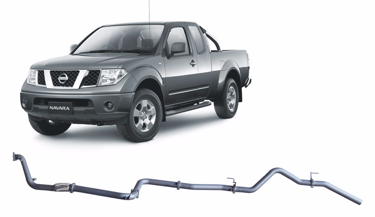 Redback Extreme Duty Exhaust for Nissan Navara D40 2.5L 2007-2015 | 76mm - NNX52800-PO