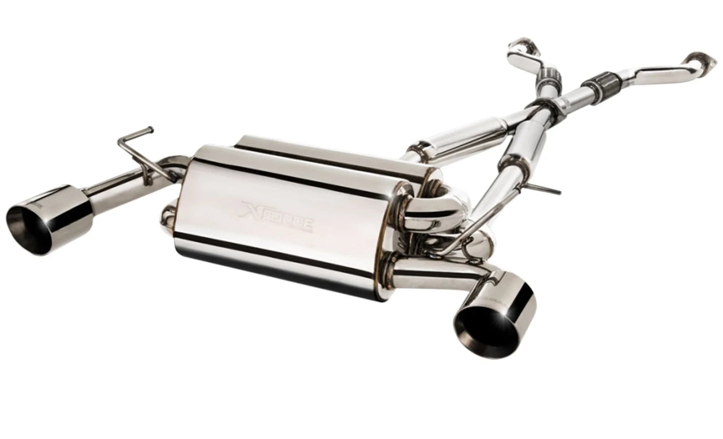 XForce - NISSAN 370Z Z34 2009-2020, 2.5″ STAINLESS STEEL CAT-BACK SYSTEM