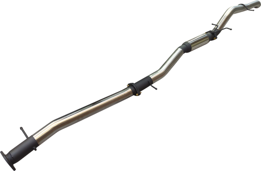 Manta - Ford Ranger Ute Next Gen T6.2 4cyl 2.0 Bi-Turbo (2022-2024) - DPF Back - 3" Single Stainless Exhaust with Tip - with Centre Hotdog