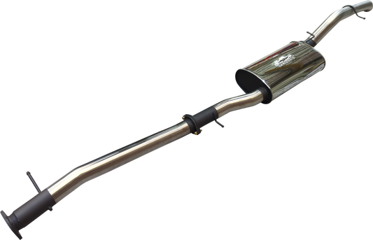 Manta - Ford Ranger Ute Next Gen T6.2 4cyl 2.0 Bi-Turbo (2022-2024) - DPF Back - 3" Single Stainless Exhaust with Single Tip - with Centre Muffler
